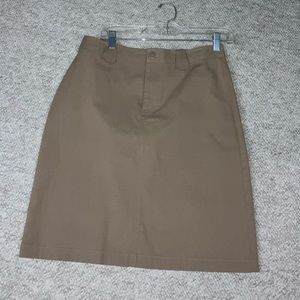 Brown banana republic skirt